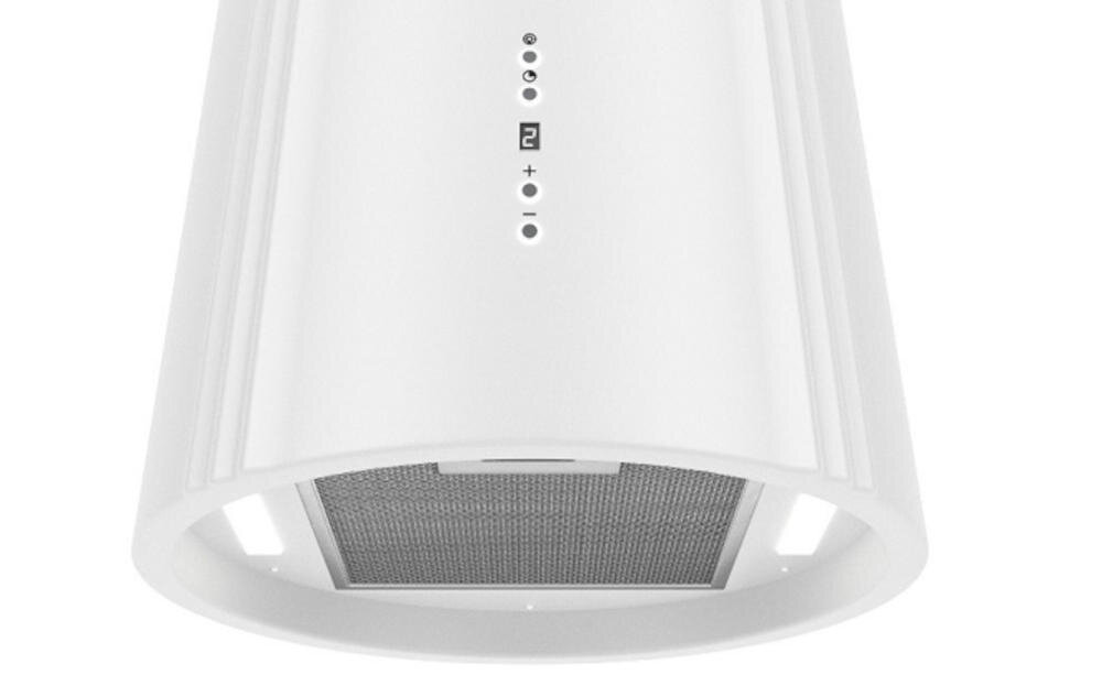 VDB Boho Isla czterostopniowy system regulacja prędkość obrotowa praca potrzeby wbudowane oświetlenie led zmiana barwa najważniejszy element kuchnia