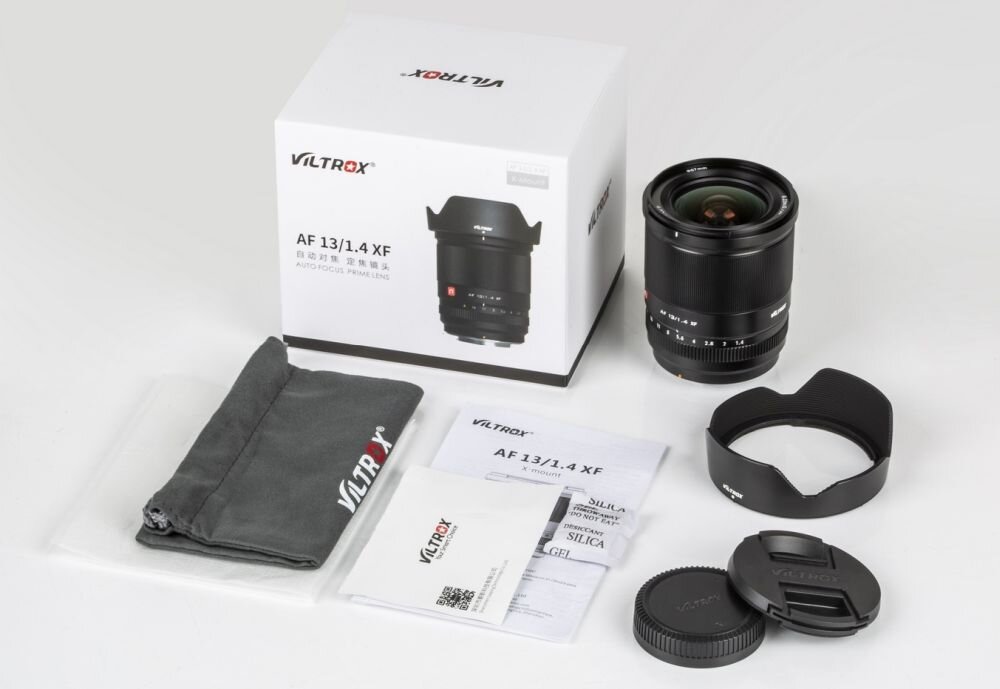 Obiektyw VILTROX AF 13mm F1.4 Fuji X  ogniskowa przysłona ostrość pierścienie optyka soczewki powłoki montaż bagnet światło jasność zoom filtry waga