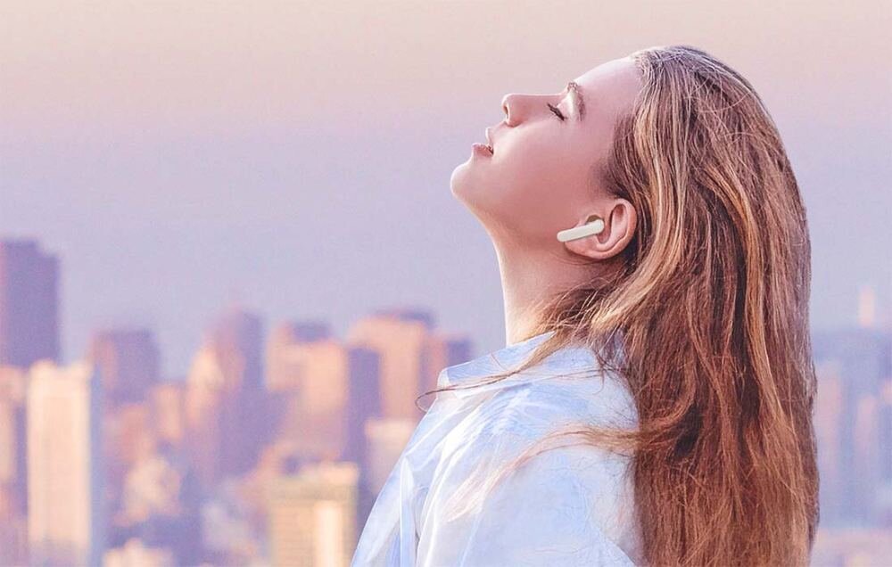 Słuchawki dokanałowe XIAODU Du Smart Buds TWS Biały otoczenie redukcja hałasu szum