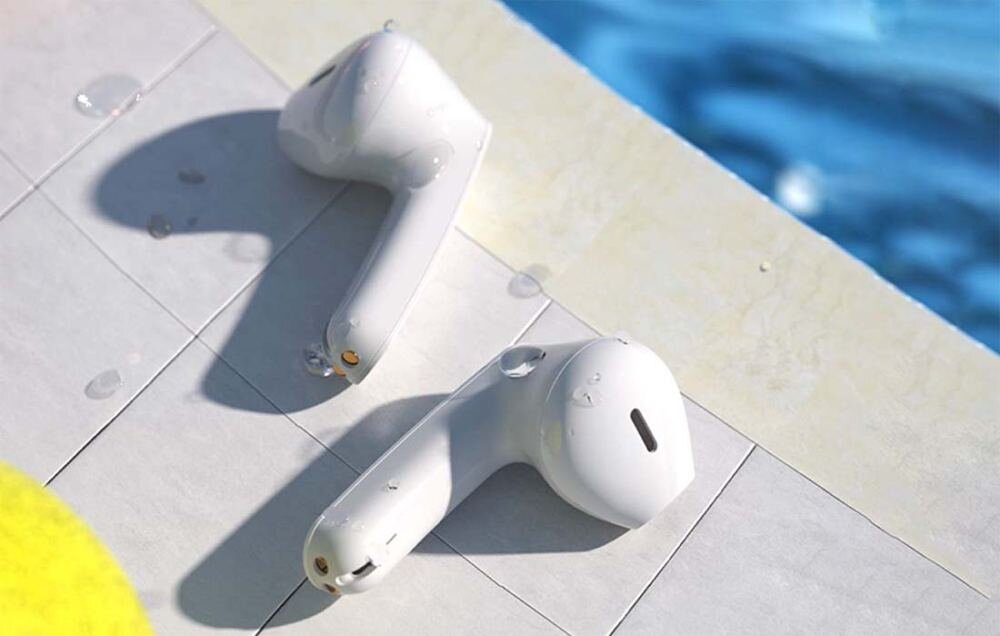 Słuchawki dokanałowe XIAODU Du Smart Buds TWS Biały słuchawki przetwornik odporność zachlapania 