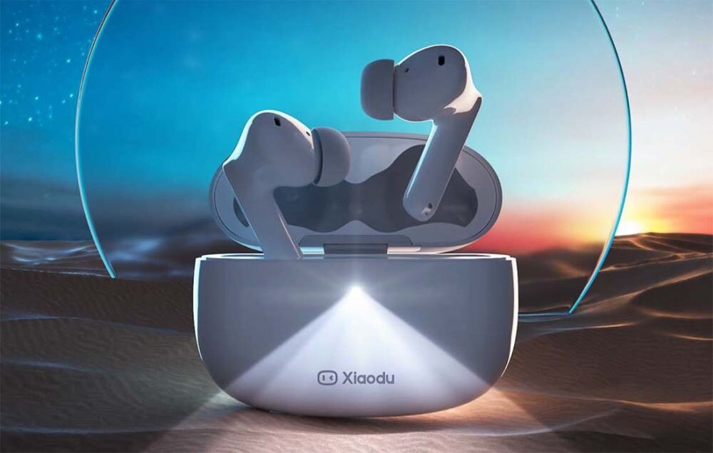 Słuchawki dokanałowe XIAODU Du Smart Buds Pro TWS Biały czas pracy czas działania akumulator