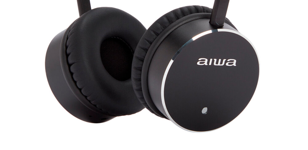 Słuchawki nauszne AIWA HSTBTN-800BK Czarny szeroki zakres bluetooth