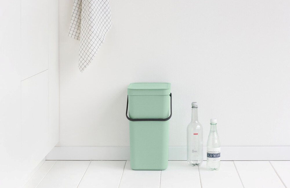 Kosz na śmieci BRABANTIA 211867 Sort & Go 16L Jasnozielony pojemnosc 25 l