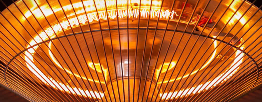 Promiennik RAVANSON OT-1500LED komfort użytkowania moc trzy poziomy grzania przestrzeń promień regulacja poziomu ciepła pilot potrzeby Subtelne światło LED atmosfera