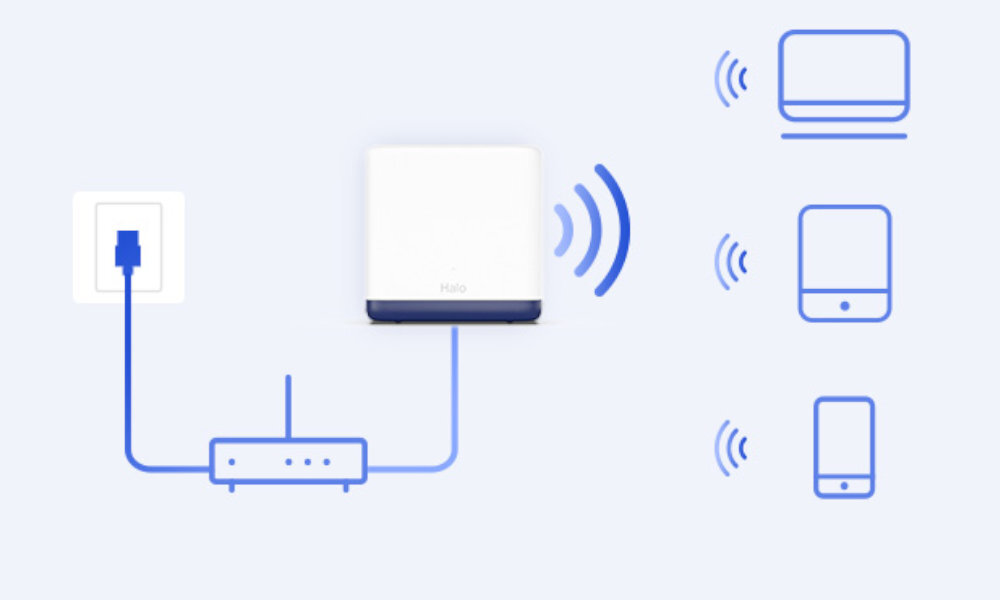 Router MERCUSYS Halo H50G 2-pack