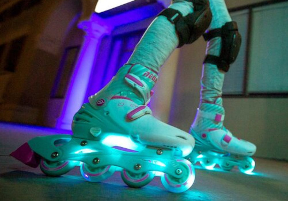 Rolki YVOLUTION Neon Combo 2w1 pokaz sie z podswietleniem