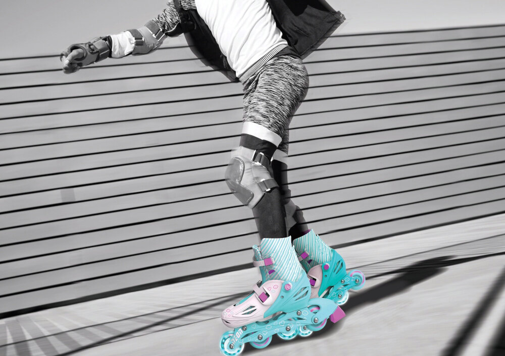 Rolki YVOLUTION Neon Inline reguluj rozmiar samodzielnie