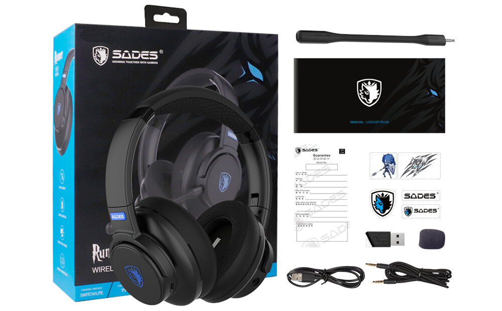 Słuchawki SADES Runner zestaw