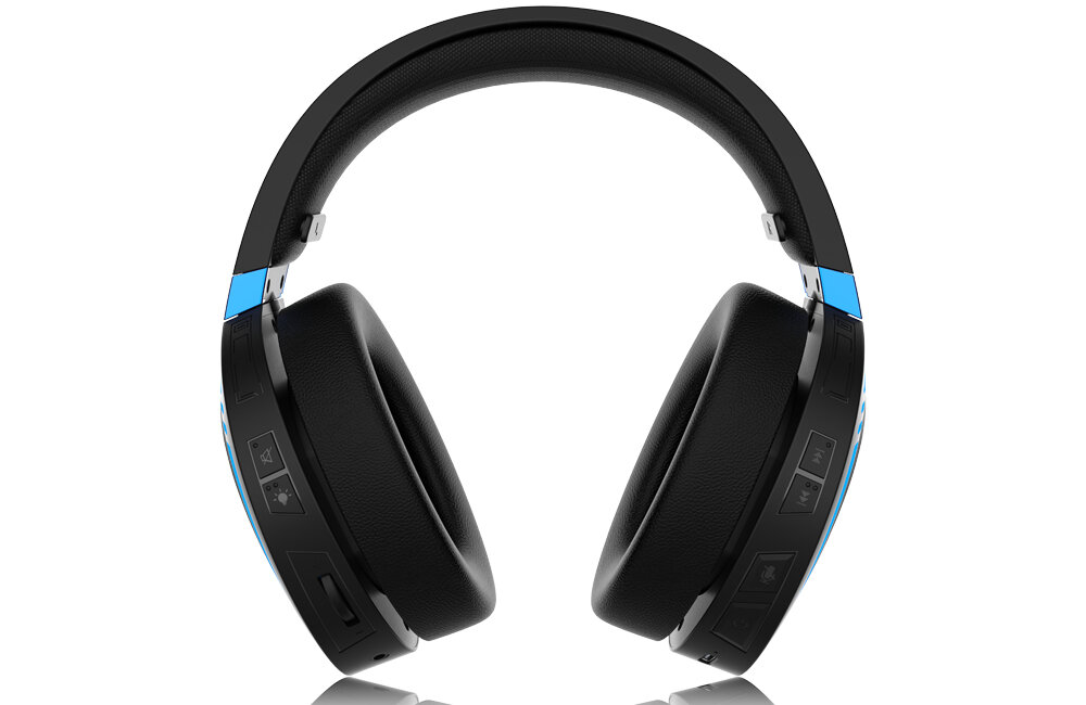 Słuchawki SADES Warden I Czarny mikrofon dźwięk łączność design waga bezprzewodowe kabel ładowanie bateria czas pracy brzmienie