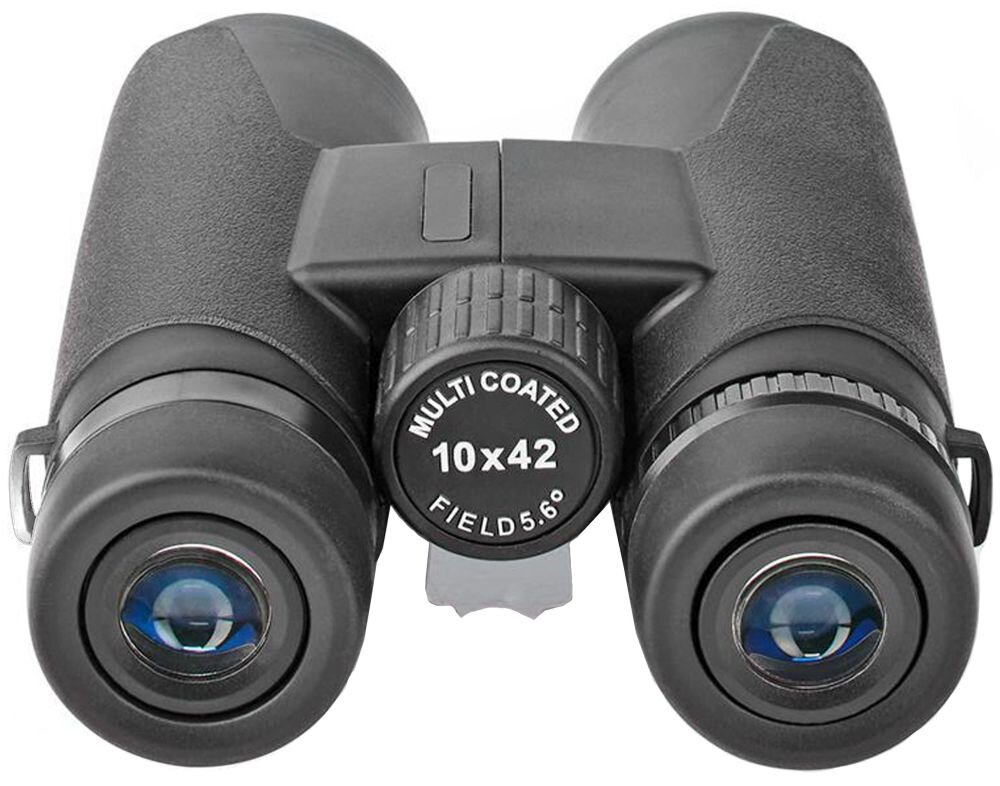 Lornetka NEDIS 10x42 SCBI4000BK optyka waga konstrukcja ogniskowa zoom przybliżenie dioptria muszle oczne obiektywy soczewki pryzmat powłoka gwint okulary obserwacja przyroda sport powiększenie