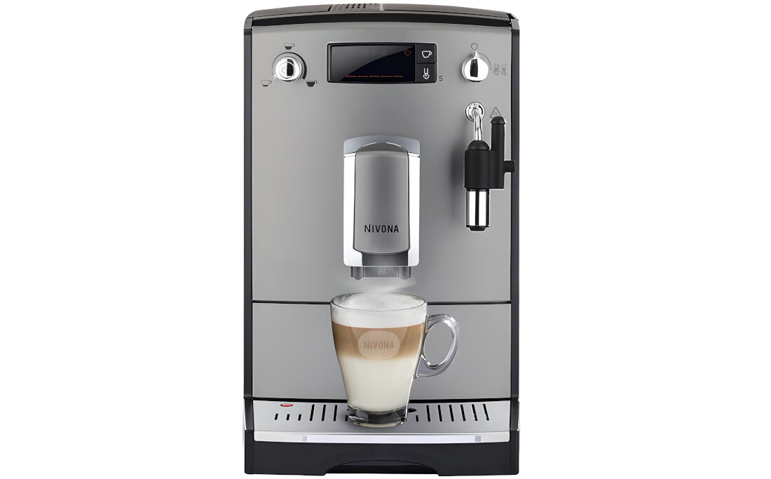 Еспресо-машина NIVONA CafeRomatica 525, 4 різні напої, вбудована кавомолка, функція спінювання молока