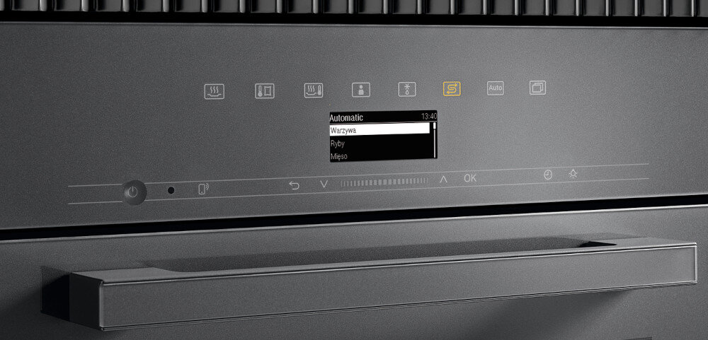 Urządzenie do gotowania na parze MIELE DG 2840 Czarny programy automatyczne