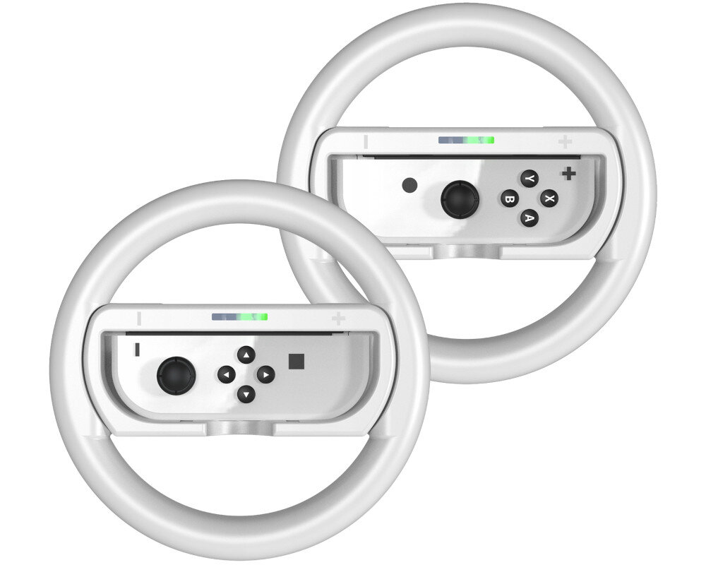 Kierownica na Joy-Con JYS Bialy kompatybilne konsole