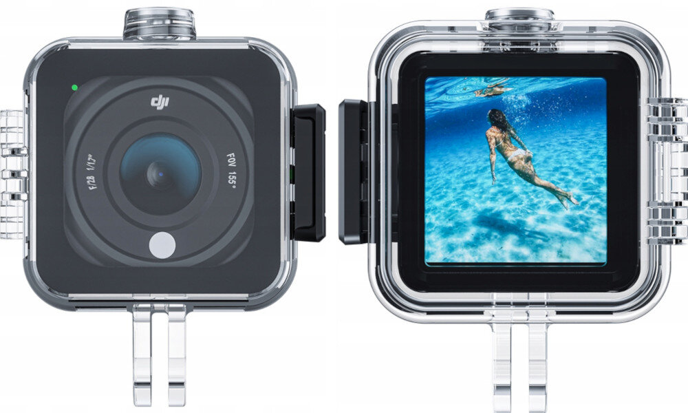 Obudowa TELESIN OA-WTP-001 do DJI Action 2 Przezroczysty ochrona w kazdych warunkach