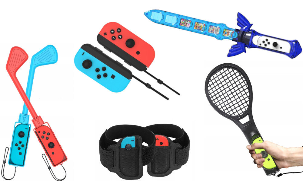 Zestaw akcesoriow JYS Ns236 do Nintendo Switch/Switch Oled lekka budowa