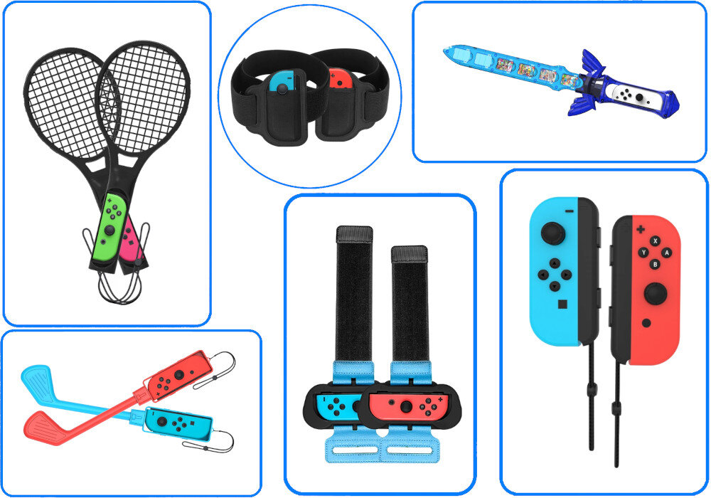 Zestaw akcesoriow JYS Ns236 do Nintendo Switch/Switch Oled dedykowane akcesoria