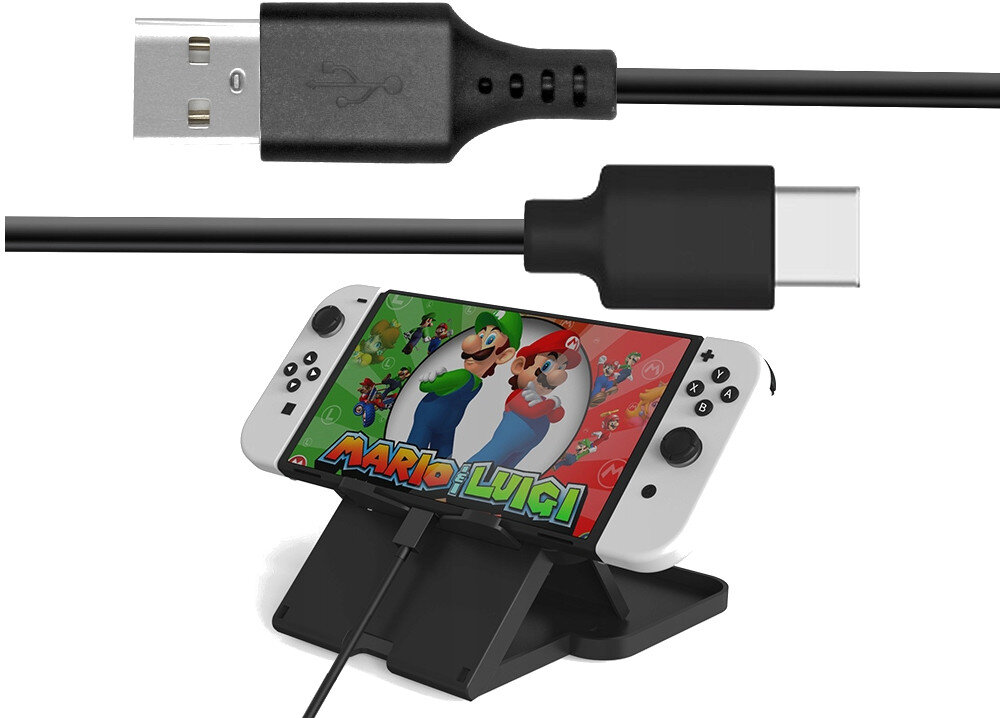 Zestaw akcesoriow JYS Ns228 do Nintendo Switch Oled kabel do ladowania