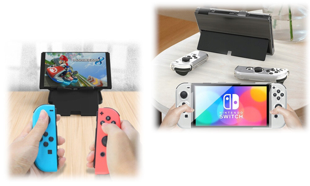 Zestaw akcesoriow JYS Ns228 do Nintendo Switch Oled większy komfort