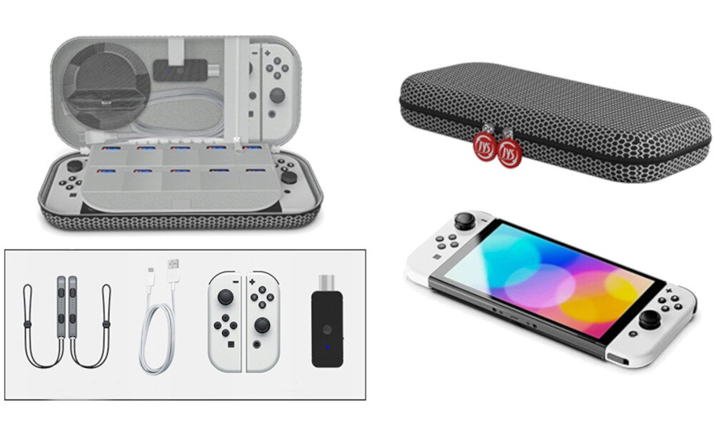 Zestaw akcesoriow JYS Ns228 do Nintendo Switch Oled odporny futeral