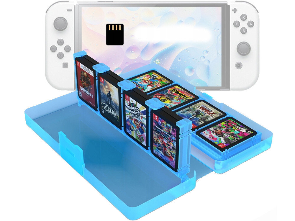 Zestaw akcesoriow JYS Ns228 do Nintendo Switch Oled organizer na karty