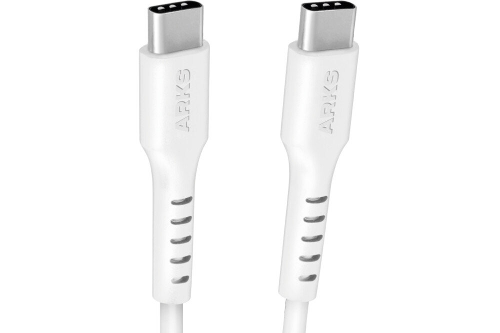 Kabel USB - USB-C ARKS 2 m bialy dlugosc wtyki