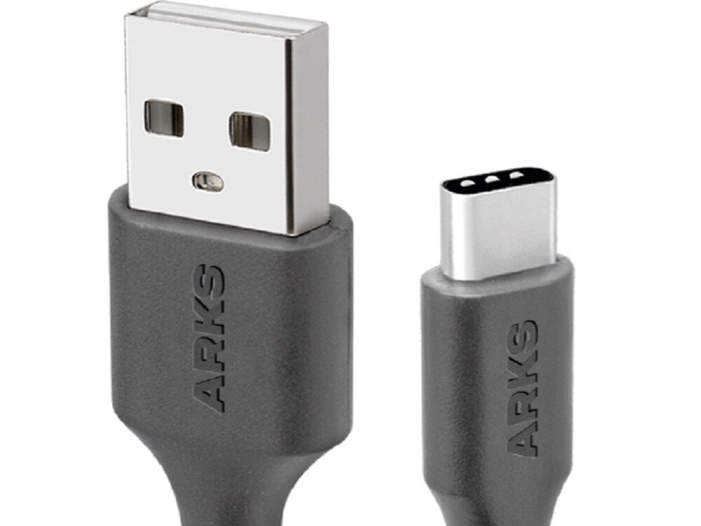 Kabel USB - USB-C ARKS 0.5 m czarny dlugosc wtyki