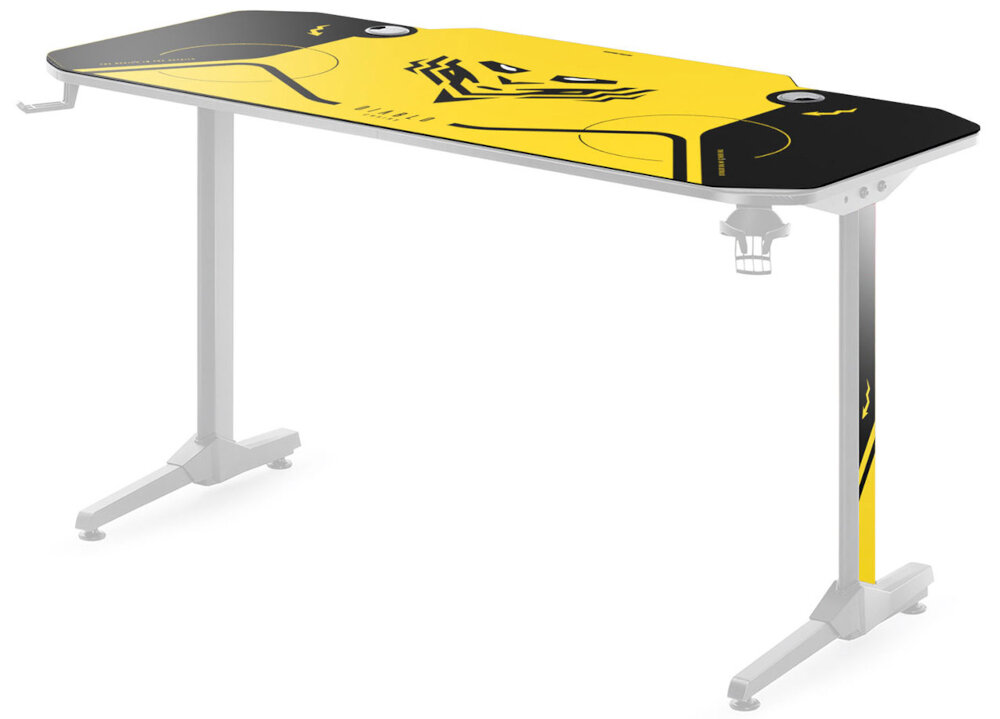 Mata na biurko DIABLO CHAIRS Biało-zielony estetyka funkcjonalność ochrona blat 