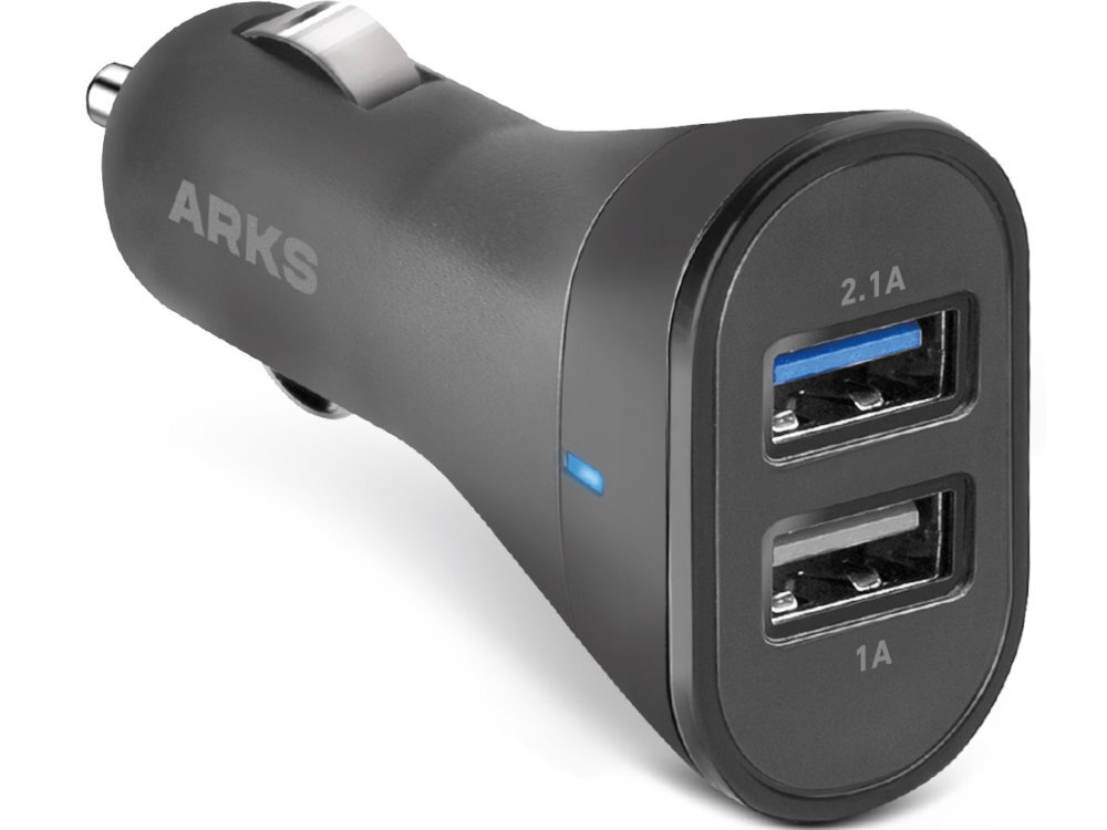Ładowarka samochodowa ARKS ARKITCRC2U21AU czarny moc power delivery zabezpieczenia
