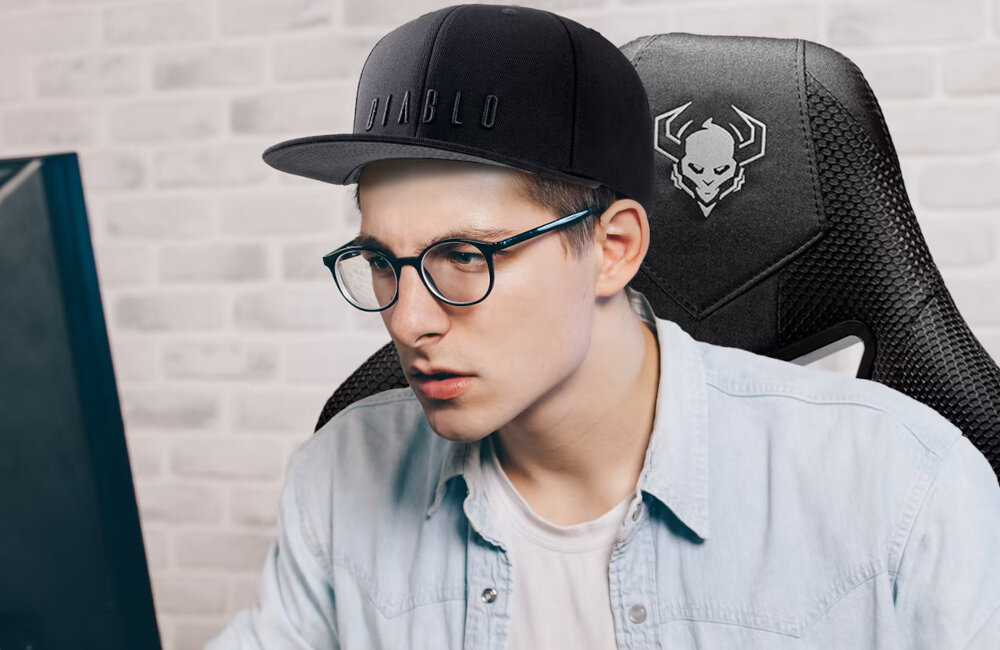Czapka DIABLO CHAIRS Snapback Czarny uniwersalna kolor czarny gry komputerowe