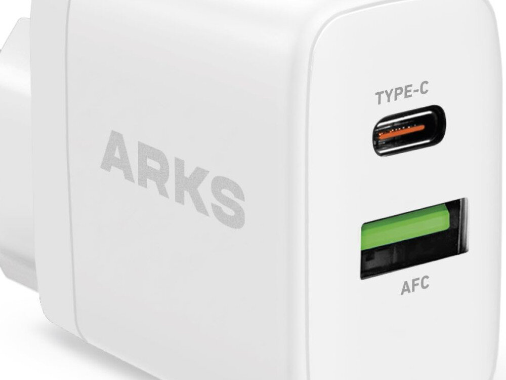 Ładowarka sieciowa ARKS ARTR1USBTC45W 45W Biały porty zabezpieczenia
