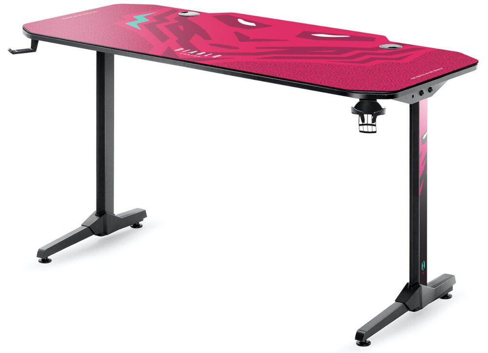 Mata na biurko DIABLO CHAIRS Biało-zielony estetyka funkcjonalność ochrona blat 