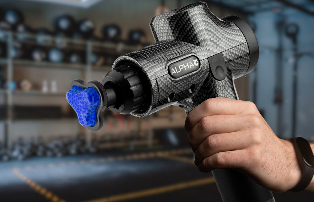 Pistolet do masażu ALPHA AMG-01 - rękojeść bateria 30 prędkości