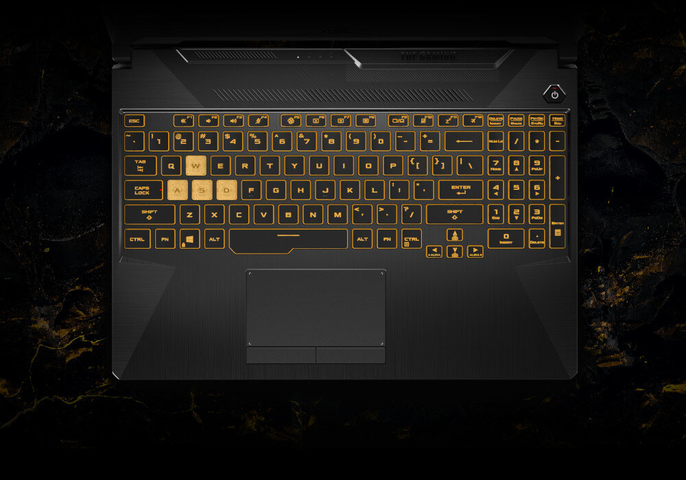 Laptop ASUS Tuf Gaming F15 FX506 - klawiatura podswietlenie