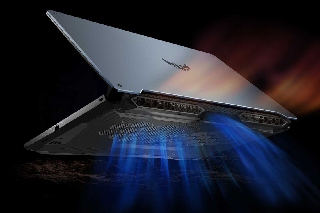 Laptop ASUS Tuf F17 FX706  - układ chłodzenia   
