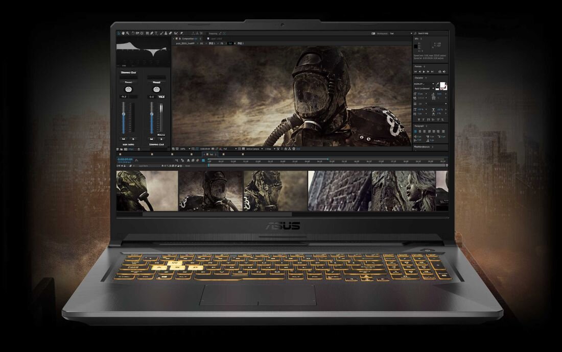 Laptop ASUS Tuf F17 FX706  - bateria   