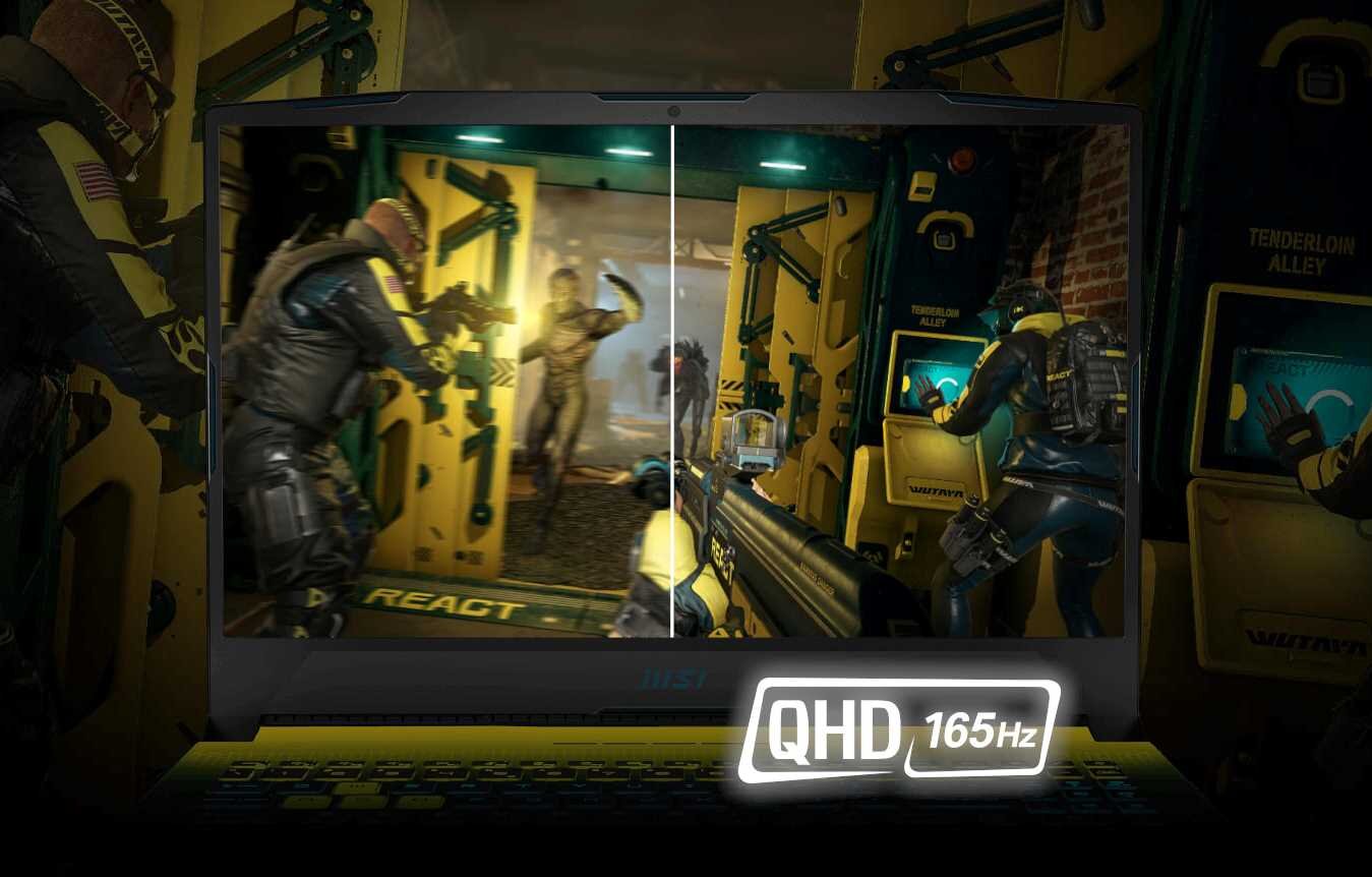  Laptop MSI Crosshair R6E B12UGZ - wysoka częstotliwość odświeżania 