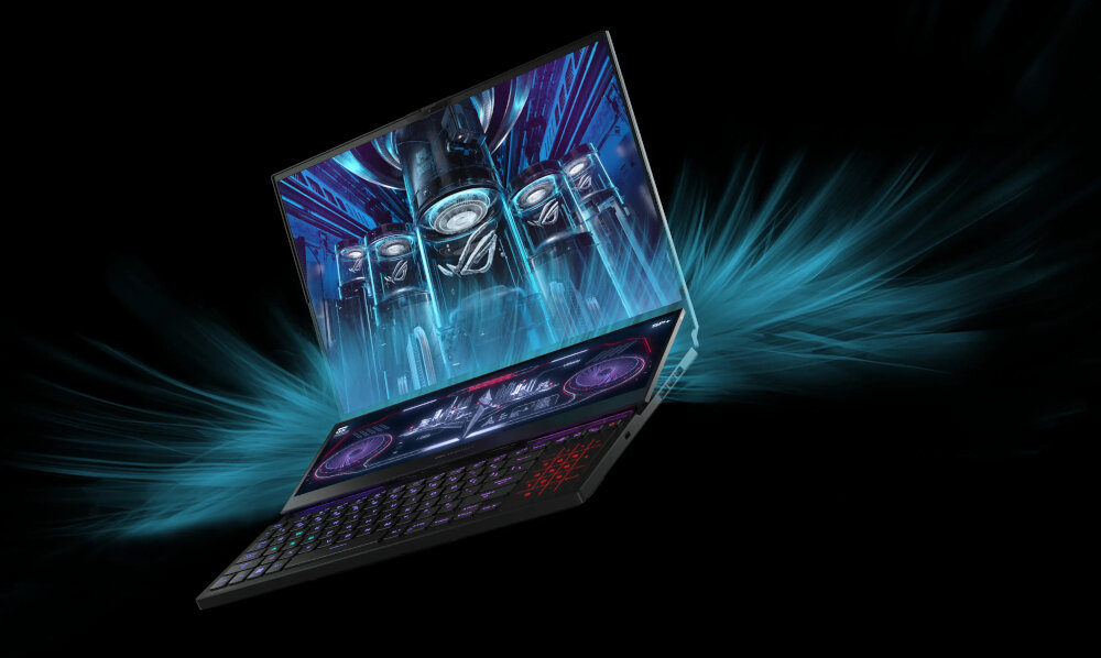 Laptop ASUS ROG Zephyrus Duo 16 165Hz R9-6980HX 32GB SSD 2TB GeForce RTX3080Ti Windows 11 Professional windows 11
