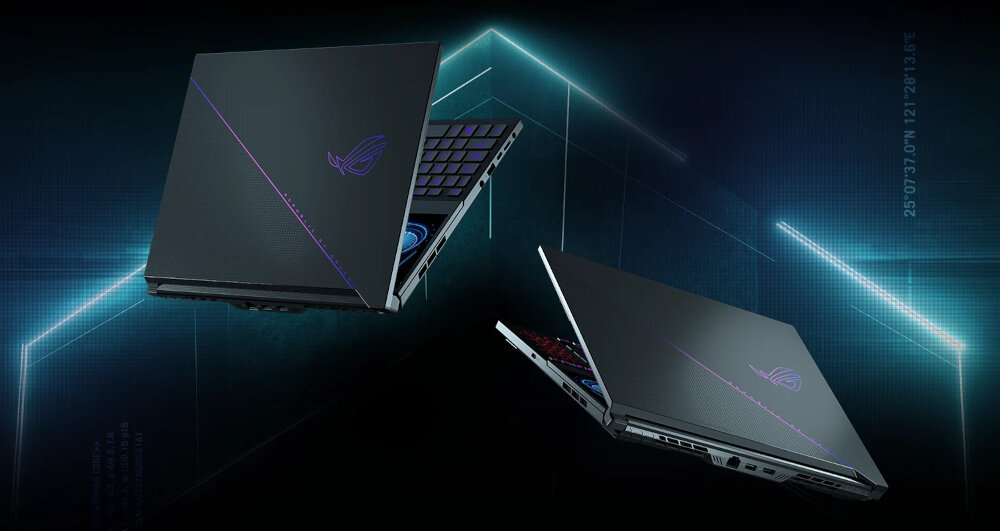 Laptop ASUS ROG Zephyrus Duo 16 165Hz R9-6980HX 32GB SSD 2TB GeForce RTX3080Ti Windows 11 Professional ekran obraz grafika