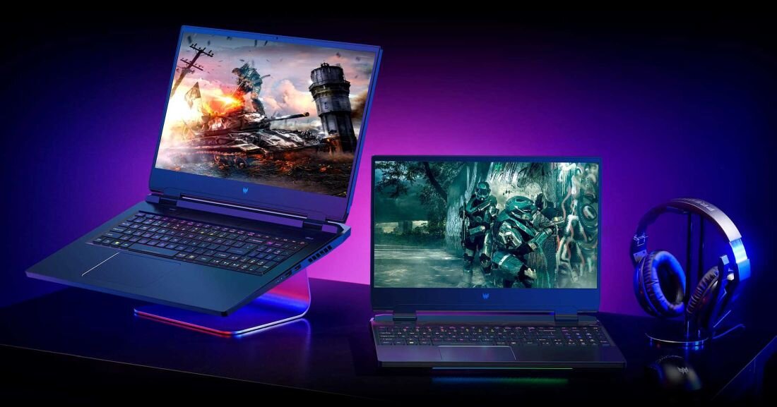 Laptop ACER Predator Helios 300 PH317-56  - konstrukcja wyglad