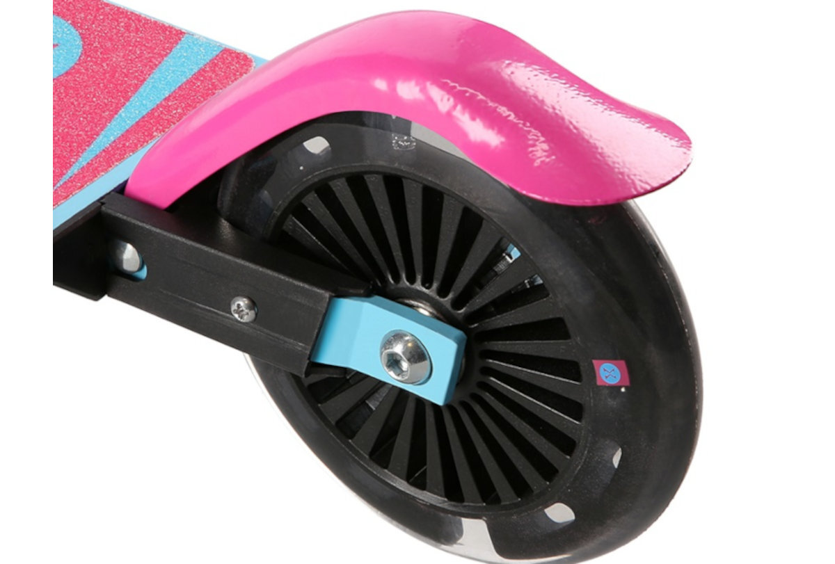 Hulajnoga dla dzieci NILS EXTREME HL776 Różowo-niebieski kolka z dobra przyczepnoscia