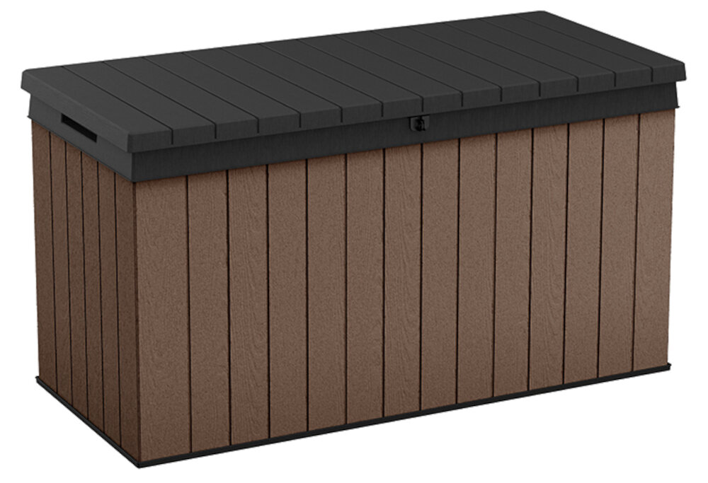 Skrzynia ogrodowa KETER Darwin Box 17211696 Brązowy mocna wytrzymała pięknie zaprojektowana estetycznie wykończona