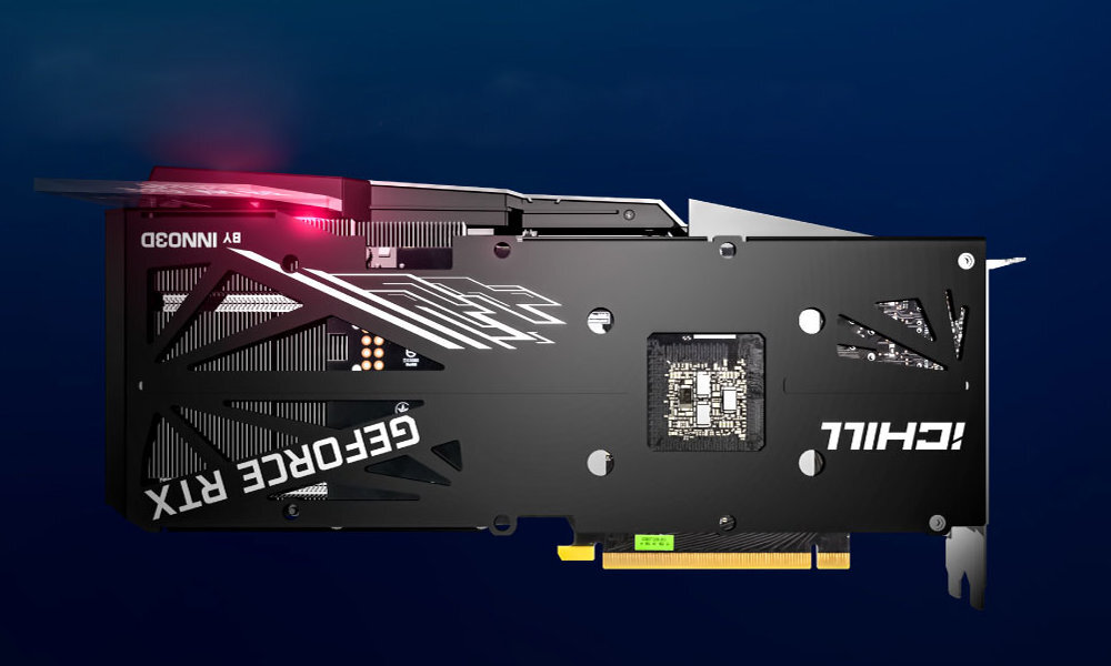 GeForce RTX 3060 Ti iChill X3 Red LHR 8GB tyl