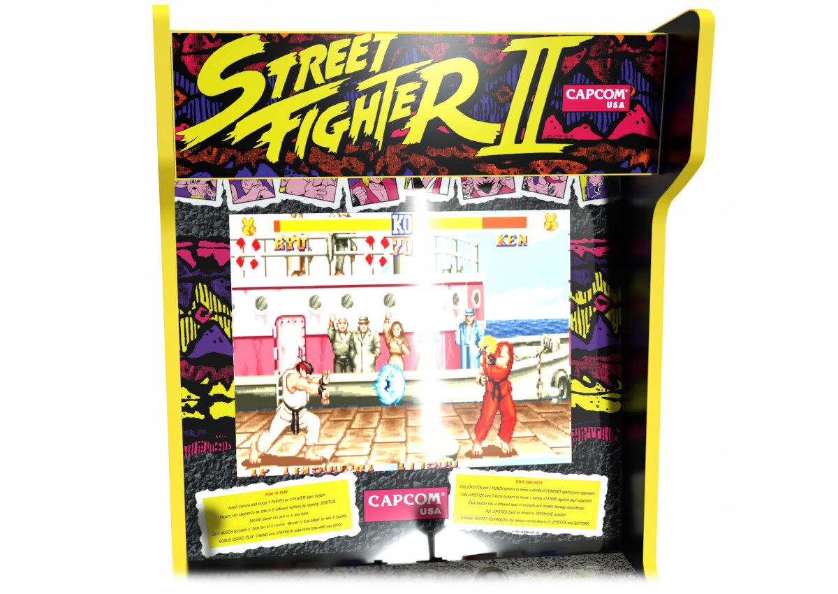 Konsola ARCADE1UP Street Fighter 12 Gier budowa