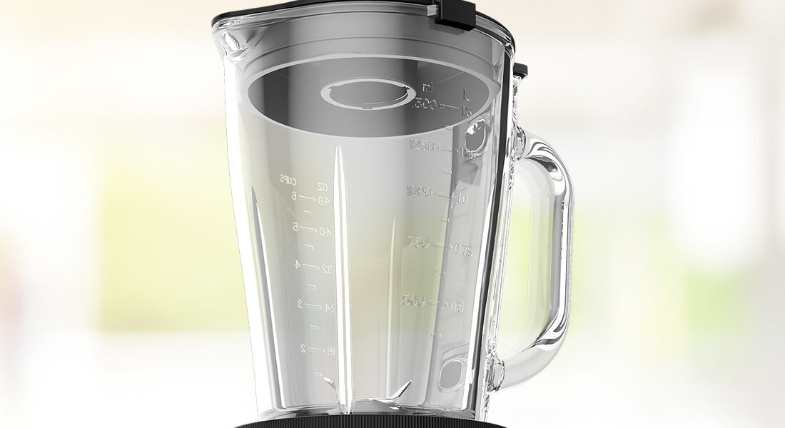 Blender kielichowy BEKO TBN81808BX szklany dzban pojemnosc 1,5l
