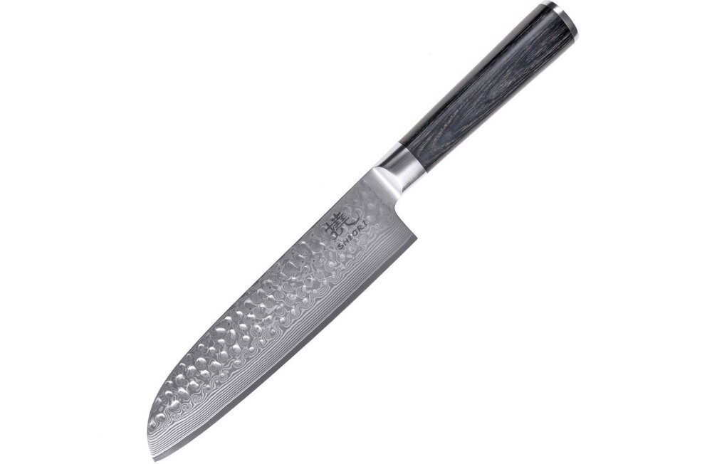 Nóż SHIORI Chairo Santoku Ponadczasowy design wyglad prezentacja wielozadaniowy uniwersalny nóż
