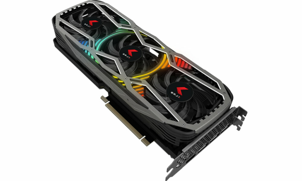 GeForce RTX 3080 XLR8 Gaming Revel Epic-X RGB LHR 10GB lewy