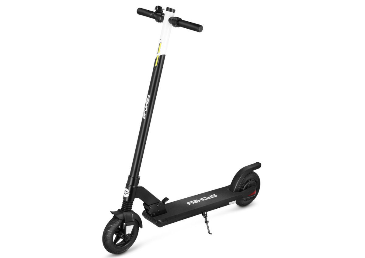 HULAJNOGA ELEKTRYCZNA SPOKEY VOLVER+ CZARNO-BIAŁY