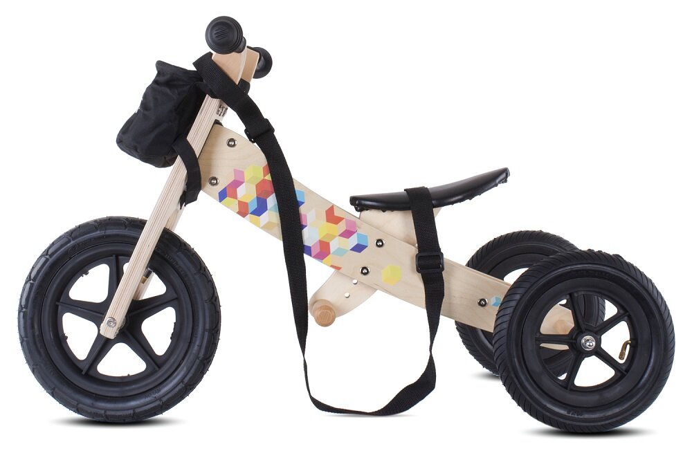 Rowerek biegowy SUN BABY Twist Plus Cubic Wielokolorowy  - Nauka jazdy 