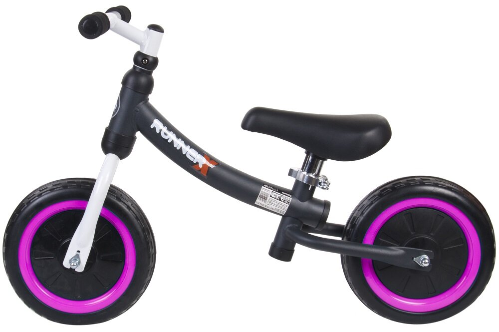 Rowerek biegowy SUN BABY Runner X Różowy - Komfort