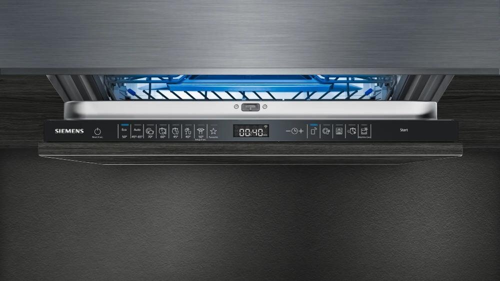 SIEMENS SN85TX00CE wygodny panel sterowania program zmywanie pokrętło funkcja zabrudzenie ikonki